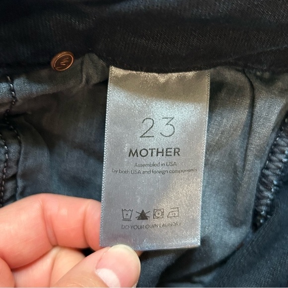 Mother The Pixie Ankle Fray jeans Holding Hands Tightly 23 - Picture 14 of 16